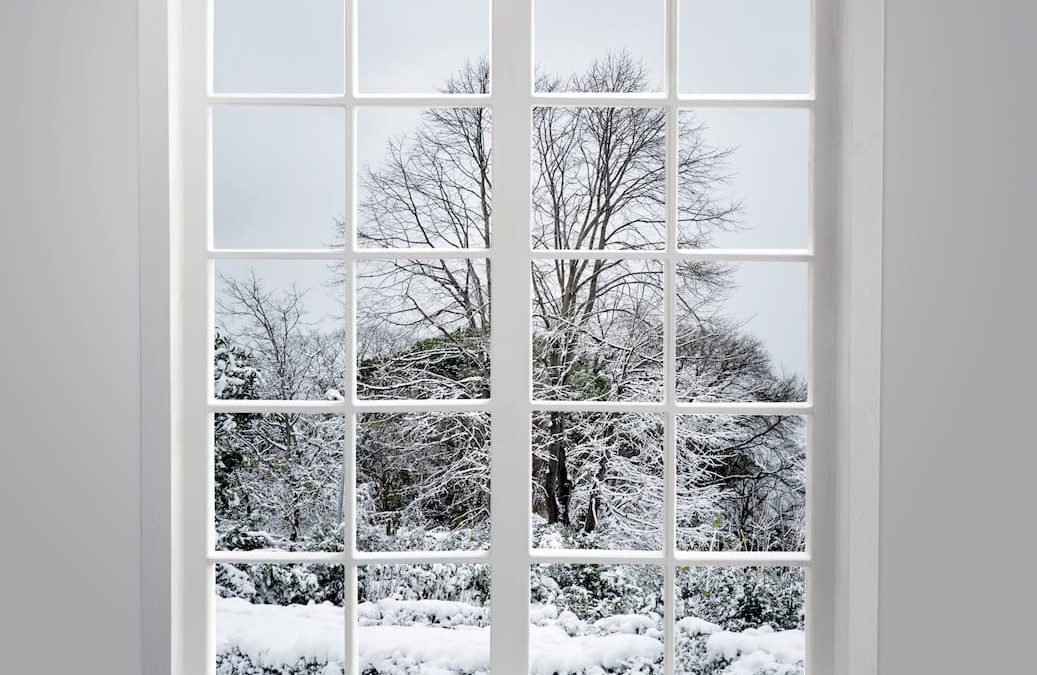 windows in the winter