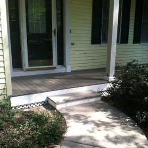 new porch remodel in Saratoga Springs home
