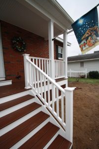 stairs and deck remodel