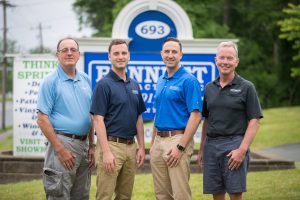 Four owners of Bennett Contracting