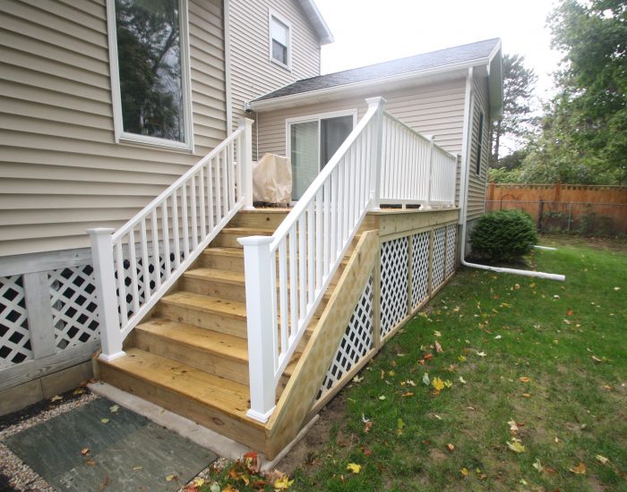 deck and stair remodel