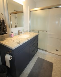 custom kitchen and bathroom in Brant Lake NY