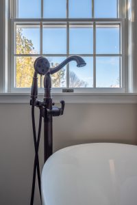 shower head and tub faucet