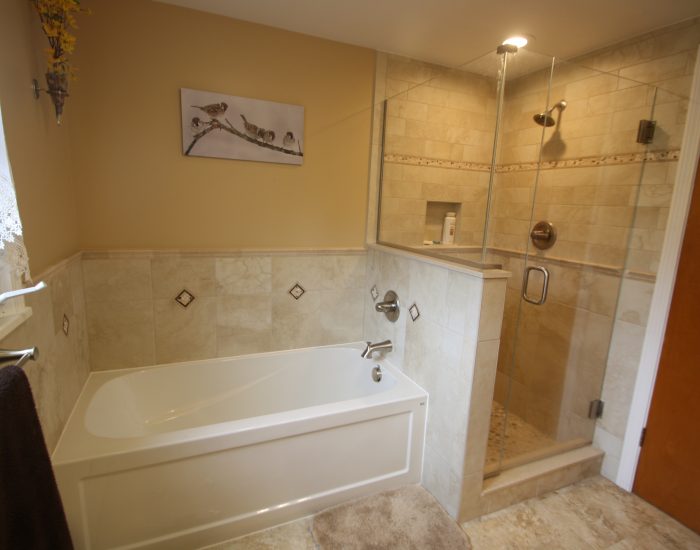 bath tub and shower newly installed in ny