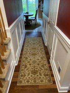 new remodeled hallway with wooden floors