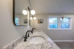 new white marble bathroom counters