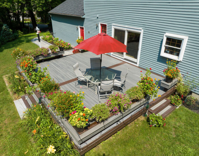 beautiful deck remodeled in Clifton Park, NY